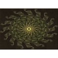 thumbnail image 1 of Ahgly Company Machine Washable Indoor Rectangle Transitional Midnight Gray Area Rugs, 4' x 6', 1 of 7