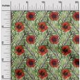 thumbnail image 2 of oneOone Silk Tabby Orange Fabric Tropical Sewing Craft Projects Fabric Prints By Yard 42 Inch Wide, 2 of 5