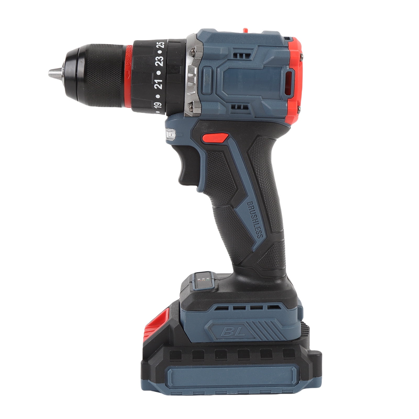 Cordless Drill Set, DC 21V 1500RPM Brushless Electric Drill Driver, 25 Torsion Settings, Multifunctional Power Tool Combo Kit with LED Light, Battery, for Daily Home Repair