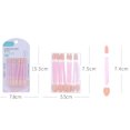 thumbnail image 2 of OULII 24Pcs Dual Sided Eyelash Makeup Brushes Practical for Beauty Shops Assorted Color, 2 of 6