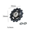 thumbnail image 4 of jinwen Rear Derailleur Pulley Lightweight Easy to Install Reliable Jockey Wheel 13T, 4 of 9