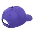thumbnail image 2 of Jordefano 3 Pack Plain Baseball Cap Hat Adjustable Back (Purple), 2 of 2