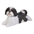 thumbnail image 1 of Décoration de Jardin Statue d'Animal Shih Tzu Allongée - Noir/blanc, 1 of 5