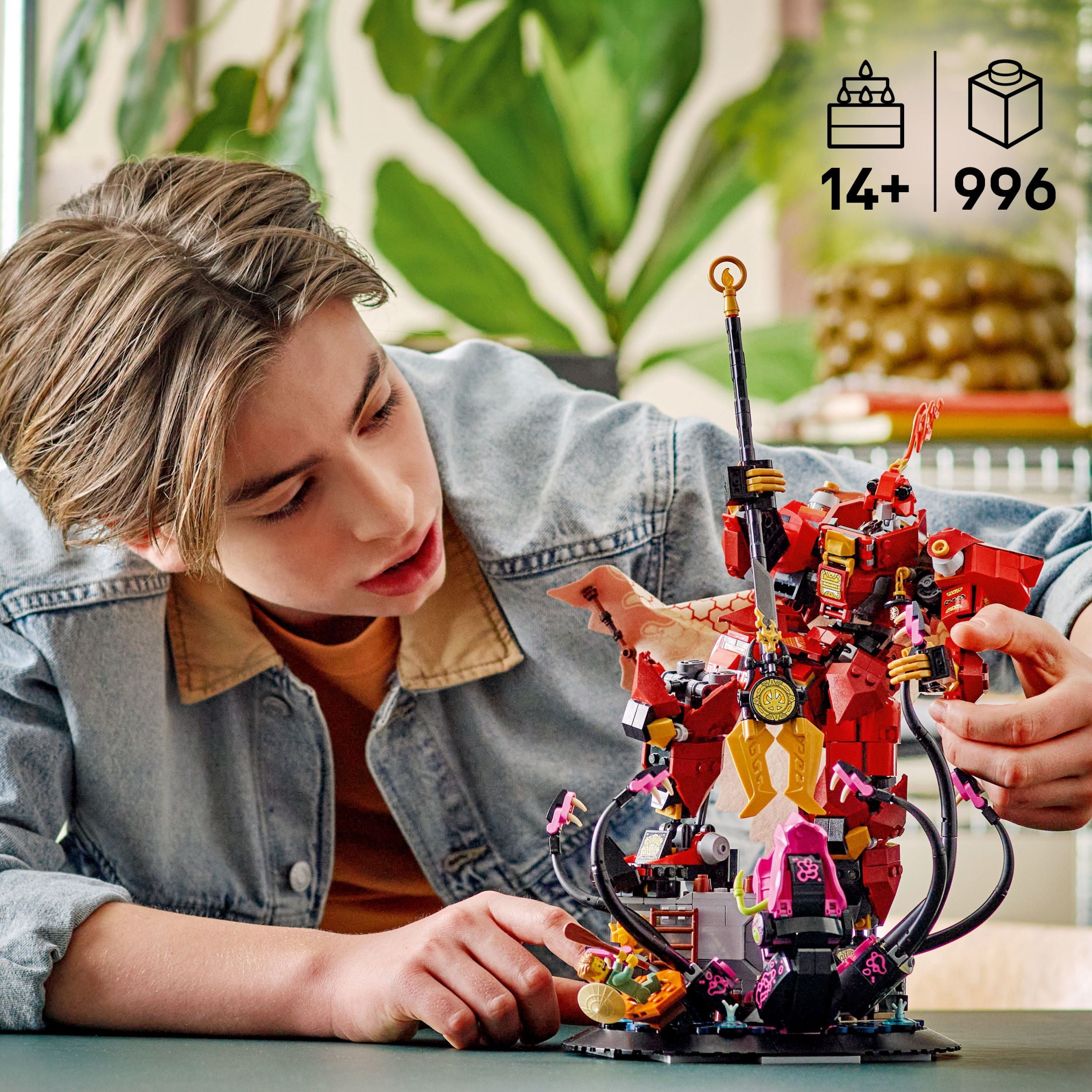 LEGO NINJAGO Le Robot Chevalier de Feu, Ensemble de Construction 71846