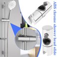 thumbnail image 2 of Adjustable 19-25mm Shower Head Holder Riser Bathroom Rail Bracket Slider A8I9, 2 of 8