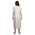 thumbnail image 4 of Moomaya Chemise de Nuit d'Allaitement à Col Rond Imprimée pour Femmes en Coton, 4 of 6