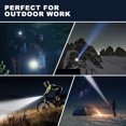 thumbnail image 4 of Rechargeable High Lumens LED Flashlight USB Charging Handheld Torch with 5 Modes and Side Light for Camping and Outdoor Use, 4 of 6