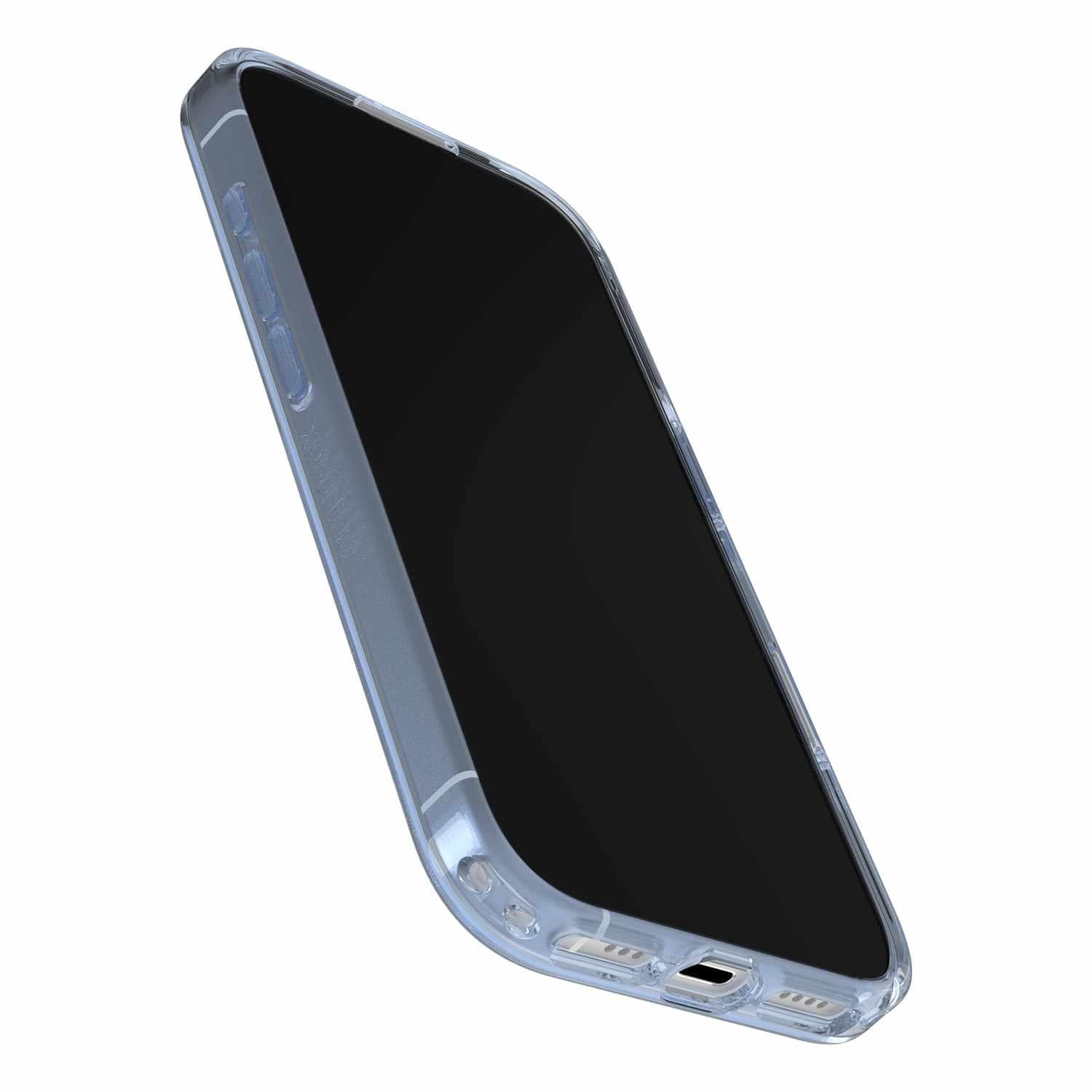 OtterBox Symmetry Clear MagSafe Case w/Camera Control Silver Glade (Blue) for iPhone 17 Pro