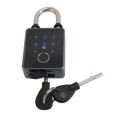 thumbnail image 1 of Fingerprint Padlock, Smart Padlock with Digital Keypad Code, Biometric Metal Keyless Thumbprint Lock, Water Resistant, Suitable for Gym, Sports, Bike, School, Locker and Storage, 1 of 7