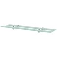 thumbnail image 1 of vidaXL Floating Shelves 2 pcs Glass 100x10 cm 8 mm, 1 of 4