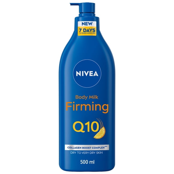 NIVEA Q10 Firming Body Lotion for Women, Body Milk with Q10 & Vitamin C, Dry Skin, 500 mL