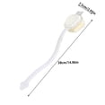 thumbnail image 3 of Wuztai Multi Functional Double-sided Shower Brush, Long Handle Back Scrubber with Soft Bristles, Three In One Body Brush for Exfoliating Massage and Hair Washing, 3 of 4
