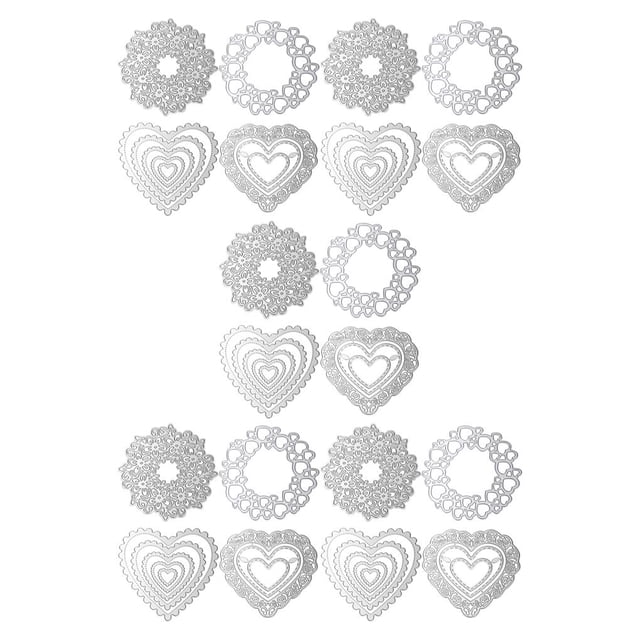 Shengyu 1 Set Cutting Dies Stencil DIY Dies Cutter High-strength Template Molds As shown 5Set