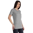 thumbnail image 2 of Inkmeso Womens Basic Crewneck Tshirt Short Sleeve Regular Fit Long Tee Workout Top, 2 of 8