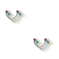 thumbnail image 4 of bedienty 6 Pieces Effect Pedal Cable Studio Shielding Electric Bass Cords Musical Audio Wire Line Repair Metal Connector Part 15cm 2Set, 4 of 6