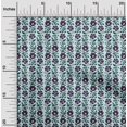 thumbnail image 1 of oneOone Cotton Poplin Fabric Leaves & Floral Block Print Sewing Fabric BTY 56 Inch Wide, 1 of 4