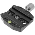 thumbnail image 1 of KAKOWELY Quick Release Plate Clamp with 1/4 3/8inch Thread for Tripod Ballhead Quick Release Plate Adapter Tripod Quick Release Plate3.74"X2.76"X0.79", 1 of 5