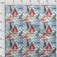 thumbnail image 3 of oneOone Polyester Spandex Light Blue Fabric Beach Fabric For Sewing Printed Craft Fabric By The Yard 56 Inch Wide, 3 of 4