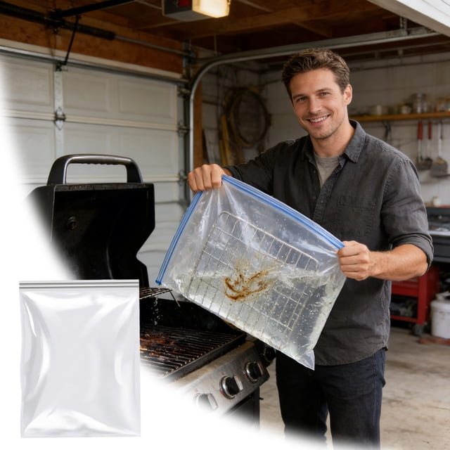 Other Cleaning Supplies Oven Rack Solution for Hassle-Free Cleaning Reusable Leak-Proof Design Optimized for Various Sizes and Secure Kitchen