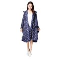 thumbnail image 1 of 1 Pce Imperméable à Capuche Élégant pour Femmes, Poncho Long d'Extérieur, Imperméable, Manteau de Pluie, 1 of 10