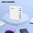 thumbnail image 4 of RKSTN Plastics Fast Charging Plug US Standard Charging Head 3U+3C Six Port Fast Charging Charger 160W Fast Charging Safeties And Overheating Prevention, 4 of 5