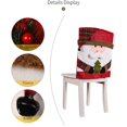 thumbnail image 3 of Birdeem Christmas Decoration Chair Cover Kitchen Table Embroidered Chair Covers Christmas Decoration, 3 of 4