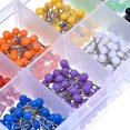 thumbnail image 3 of Almencla 600pcs Push Pins, 0.6inch Tacks Push Pins Small Size with Round, 3 of 8