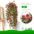 thumbnail image 3 of Nilvkv Simulated Orchid Wall Hanging Decorative Wall Ceiling Yugali Hanging Rattan Camellia Chlorophytum Comosum, 3 of 6