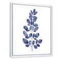 thumbnail image 2 of Designart Navy Blue Eucalyptus II FLOAT FRAME WALL ART, 2 of 4