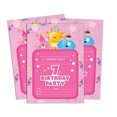thumbnail image 1 of Darling Souvenir Pink Birthday Invitation Card 28 Pcs Fill or Write In Blank Invites Printable Party Supplies 5 x 7 Inches, 1 of 5