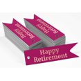 thumbnail image 2 of Inkdotpot Pack Of 50 Real Rose Gold Foil Paper Tags Happy Retirement Favor Hang Tags, 2 of 6