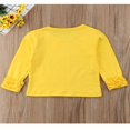 thumbnail image 2 of Baby Girl Long Sleeve T-shirt Crew Neck Cotton Ruffle Tops, 2 of 5