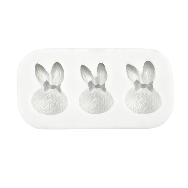 Harpily Popsicles Molds Easter Bunny Eggs DIY Cake Baking Tool Silicone Molds