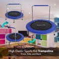 thumbnail image 3 of SereneLife 36 Inch Portable Highly Elastic Jumping Sports Trampoline, Kids Size, 3 of 7