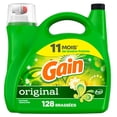 thumbnail image 2 of Gain Détergent à Lessive Liquide, Parfum Original, Fraîcheur + Lutte contre les Odeurs, pour Laveuse Haute Efficacité, Savon Nettoyant Liquide, 5.44 Litres, 128 Brassées, 2 of 15