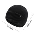 thumbnail image 2 of Winter Woolen Hat Womens Loose Woolen Hat Oversized Knitted Warm Winter Hat Suitable for Cold Weather One Size, 2 of 2