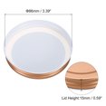 thumbnail image 2 of Unique Bargains 16Pack 86mm/3.39' Wide Mouth Tin Plate Mason Jar Lids for Canning Jars, Rose Gold, 2 of 6