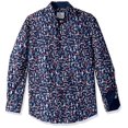 thumbnail image 2 of Azaro Uomo Chemise Habillée à Manches Longues Style Italien pour Homme, Décontractée, Boutonnée, Bleu Macho, S, 2 of 2