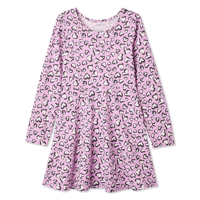 George Girls' Long-Sleeve Skater Dress