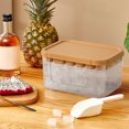 thumbnail image 2 of Ohufall 22 Cell Silicone Ice Tray With Lid Food Grade Home Ice Cream Popsicle Maker Easy Release, 2 of 5
