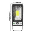 thumbnail image 3 of Boovnll Solar Wall Lights Black ABS IP65 Waterproof Motion Sensor Remote Control Outdoor, 3 of 9