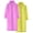 Pink, variant on Sentmoon 2 Pieces Rain Jacket Men with Hood Long Sleeve Raincoat for Men Solid Color Lightweight Waterproof Button Down Ponchos for Hiking ,Camping, Travel Free Size