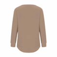 thumbnail image 3 of KIHOUT Hauts pour Femmes de Printemps et d'Hiver Mode Chandail à Enfiler Col Rond Manches Longues Chemisiers Unis Chandails Sans Capuche, 3 of 6