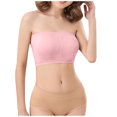 thumbnail image 1 of Qertyioot Strapless Bras for Women,Stretch Plus Size,Comfort Wireless Bra, 1 of 8