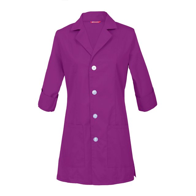 Manteau de Laboratoire pour Femmes à Manches 3/4