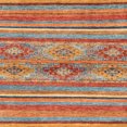thumbnail image 1 of Ahgly Company Tapis d'Intérieur Carrés Abstraits Brun Chameau, Tapis de Zone Abstraits, 5 Pieds Carré, 1 of 6