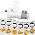thumbnail image 3 of QUTETN Pasta Press Attachment 6 in 1 Pasta Maker Set for KitchenAid Stand Mixer  White, 3 of 10