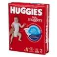thumbnail image 2 of Huggies Little Snugglers Baby Diapers, Econo pack, Size 2, Count 186, 2 of 5