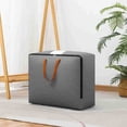 thumbnail image 2 of Grands Sacs de Rangement Réutilisables avec Poignées et Fermetures Éclair Solides, Sac de Déménagement Lavable Robuste, Organisateur de Garde-Robe et sous le Lit pour Literie, Couverture, 2 of 9