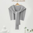 thumbnail image 1 of Women's Shawl Wrap Poncho Cape Open Front Cardigan Scarf Pashmina Shawls For Fall Winter, 1 of 6